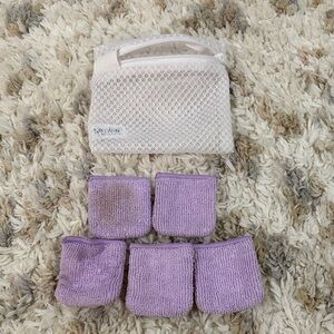 Norwex Lavender Makeup Remover Set with Mesh Pouch